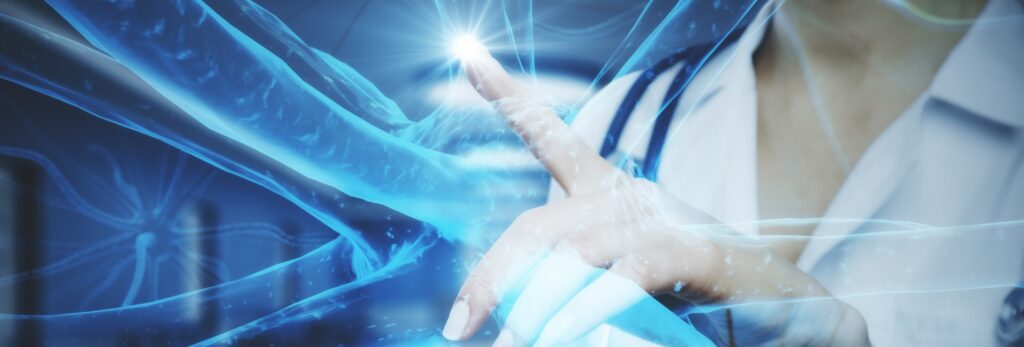healthcare-worker-examining-medical-data-visualiz